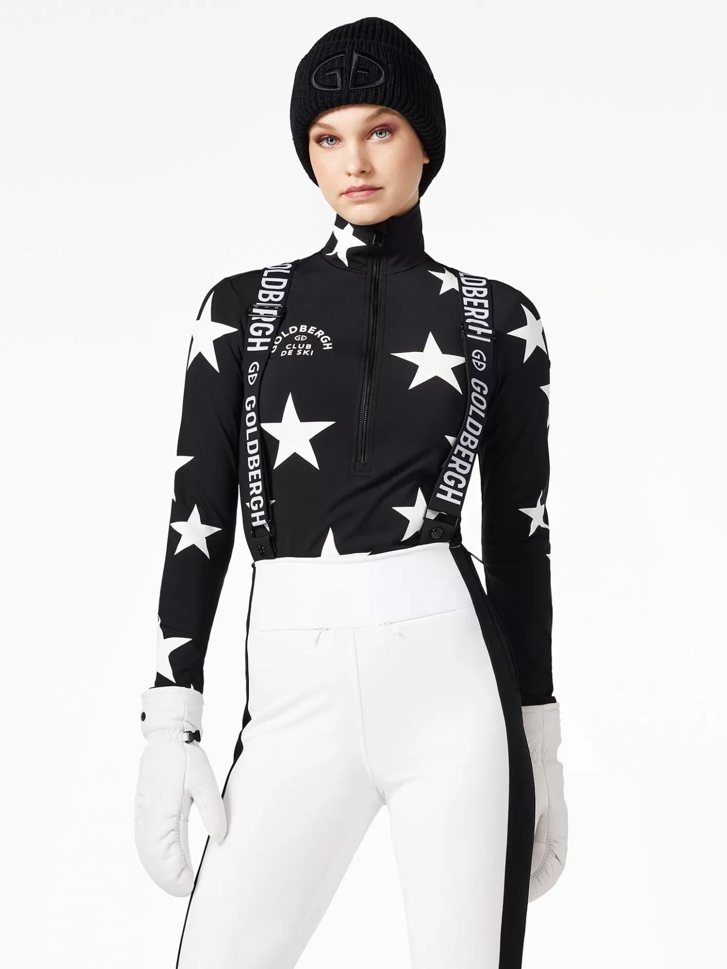 Goldbergh GALACTIQUE Ski Pully black/white Hot
